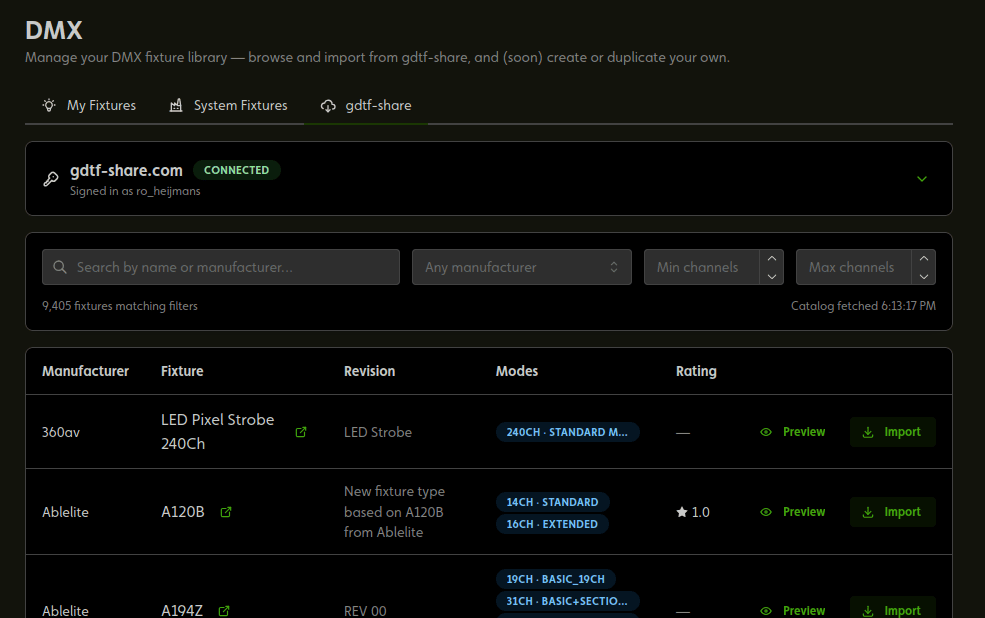 gdtf search