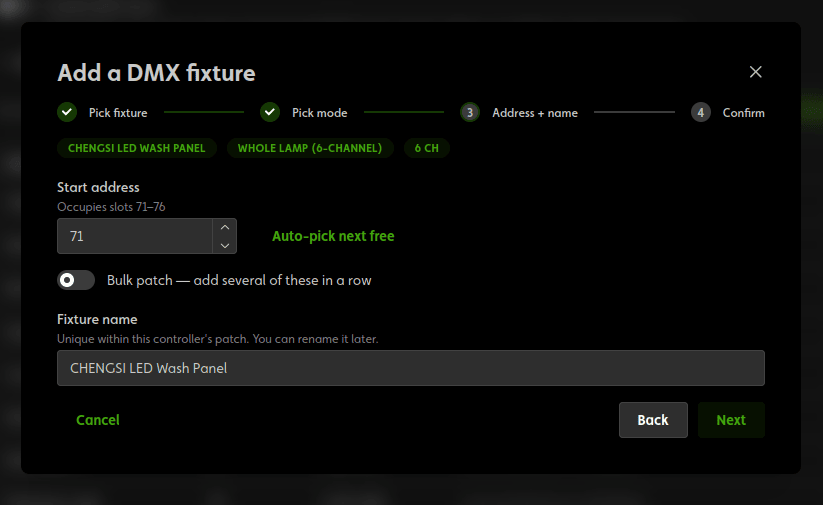 Add Fixture