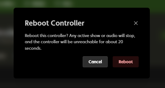 Reboot Confirm